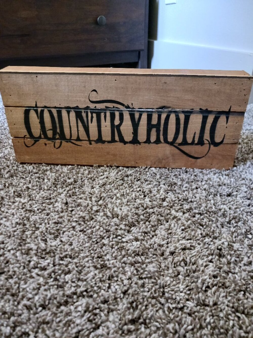 New Countryholic Wooden shelf wall decor